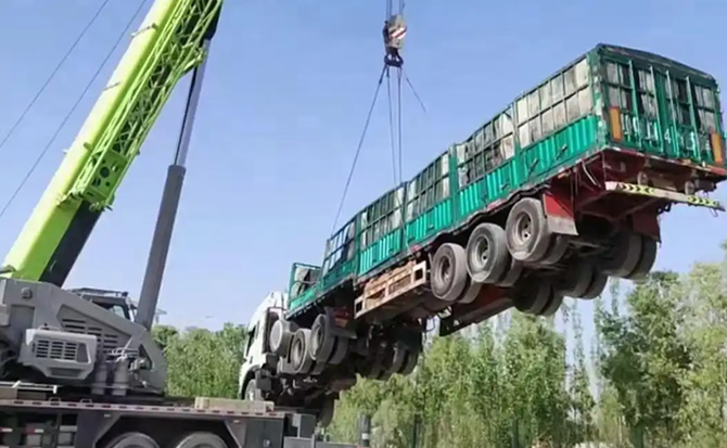 龙潭区道路脱困救援案例